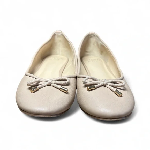 Crown & Ivy nude and Silver flats: size 9M - Picture 3 of 8